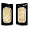 1 oz Great Britain James Bond 007 Diamonds Are Forever Gold Bar .9999 Fine (In Assay)