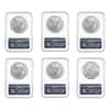 2021 Morgan / Peace Silver Dollar Centennial 6-Coin Set NGC MS 70 ER (Morgan/Peace Label)