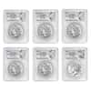 2021 Morgan / Peace Silver Dollar Centennial 6-Coin Set PCGS MS 69 FS (Morgan/Peace Label)