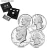 NO EAGLES - 2021 S 0.876 oz US Mint Limited Edition Proof Silver 4-Coin Set .999 Fine (w/Box & COA)