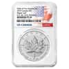 2019 1 oz Modified Proof Silver Canadian Maple NGC PF 69 ER (Pride of Two Nations)