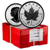 Monster Box of 500 - 2017 1 oz Silver Canadian Maple Leaf Lunar Rooster Privy .9999 Fine $5 Coin BU (20 Roll,Tube of 25)