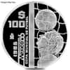 Mexico 100 Pesos 1986 FIFA World Cup Proof Silver Coin (Random Design/Year)