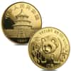 1986 P 1.9 oz Chinese Proof Gold Panda 5-Coin Set (Sealed)