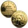 1986 P 1.9 oz Chinese Proof Gold Panda 5-Coin Set (Sealed)