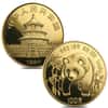 1986 P 1.9 oz Chinese Proof Gold Panda 5-Coin Set (Sealed)