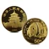1987 P 1.9 oz Chinese Gold Panda 5-Coin Proof Set (Sealed)