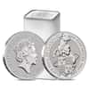2018 Great Britain 2 oz Silver Queen's Beast (Black Bull) Coin .9999 Fine BU