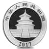 2017 30 gram Chinese Silver Panda 10 Yuan .999 Fine BU In Capsule