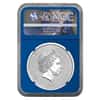 2017 1 oz Silver JFK Solomon Islands NGC MS 69 FDOI First Day of Issue (JFK Ask Not Label Blue)