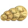 2019 1.85 oz Gold American Eagle 4-coin Set BU