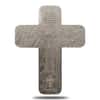2 oz Crucifix Lord's Prayer High Relief Antiqued Silver Medal .999 Fine (w/Box)