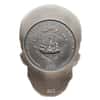 2017 1/2 Kilo Palau Big Skull High Relief Antiqued Silver Coin $25 .999 Fine