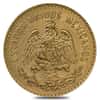 1918 Mexico 5 Pesos Gold Coin Avg Circ AGW .1206 oz