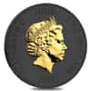 2017 1 oz Niue Silver $2 Star Wars Darth Vader Black Ruthenium 24K Gold Edition (w/Box & COA) 