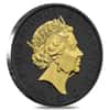 2018 Great Britain 2 oz Silver Queen's Beast (Unicorn) Coin .9999 Fine Black Ruthenium 24K Gold Edition (w/Box & COA)