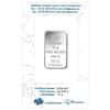 10 Gram PAMP Suisse Rosa Silver Bar .999 Fine (In Assay)