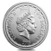 2018 1 oz Niue Silver $2 Double Dragon BU