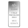 1 kilo PAMP Suisse Lady Fortuna Silver Bar .999 Fine (Scruffy, w/o Plastic)