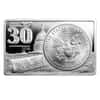 2016 U.S. 3 oz Silver 30th Anniv of Eagle Coin & Bar Set (w/Box & COA) 
