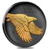 2017 S 1 oz American Liberty Proof Silver Medal .9999 Fine Black Ruthenium 24K Gold Edition (w/Box & COA) 