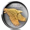 2017 P 1 oz American Liberty Reverse Proof Silver Medal .9999 Fine Black Ruthenium 24K Gold Edition (w/Box & COA) 