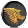 2017 D 1 oz American Liberty Uncirculated Silver Medal .9999 Fine Black Ruthenium 24K Gold Edition (w/Box & COA)