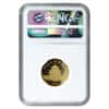 1982 1/4 oz Chinese Gold Panda Medal NGC MS 62