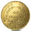 France 40 Francs Napoleon I Gold Coin AGW .3734 oz Abrasions (Random Year, 1802-1803)
