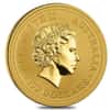2000 1 oz Gold Lunar Year of The Dragon BU Australia Perth Mint In Cap
