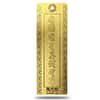 15 gram China Construction Bank (CCB) Buddha's Hand Gold Bar Medallion .9999 Fine