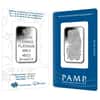 1 oz PAMP Suisse Lady Fortuna Platinum Bar .9995 Fine (In Assay)
