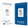 2.5 Gram PAMP Suisse Lady Fortuna Silver Bar .999 Fine (In Assay)