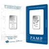 10 Gram PAMP Suisse Rosa Silver Bar .999 Fine (In Assay)