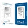1/2 oz PAMP Suisse Rosa Silver Bar .999 Fine (In Assay)