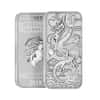 2018 1 oz Silver Australian Dragon Coin Bar $1 BU