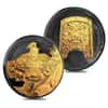 2018 1 oz South Korea Silver Chiwoo Cheonwang Medal Black Ruthenium 24K Gold Edition (w/Box & COA)