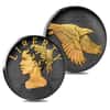 2017 S 1 oz American Liberty Proof Silver Medal .9999 Fine Black Ruthenium 24K Gold Edition (w/Box & COA) 