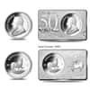 2017 South Africa 3 oz Silver 50th Anniv of the Krugerrand Coin & Bar Set (w/Box & COA) - Serial #1