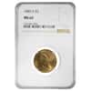 1885 S $5 Liberty Head Gold Half Eagle Coin NGC MS 62