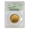 1907 $10 Indian Head Gold Eagle No Motto PCGS MS 62