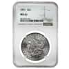 1891 Morgan Silver Dollar NGC MS 61