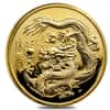 1988 1 oz Gold Singapore 100 Singold Year of the Dragon Proof-Like Coin (Sealed)