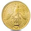 2019 Great Britain 1/4 oz Gold Queen's Beasts (Falcon) Coin .9999 Fine BU