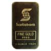1 oz Engelhard Scotiabank Gold Vintage Bar .9999 Fine (Sealed)