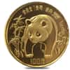1986 China 1 oz 100 Yuan Gold Panda Coin BU (Sealed)