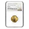 2007 W 1/4 oz $10 Burnished Gold American Eagle NGC MS 70