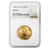 2002 1/2 oz $25 Gold American Eagle NGC MS 70