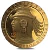 1963 Mexico Cortes and Cuauhtemoc Gold Medal AGW 1.227 oz