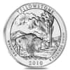 2010 5 oz Silver America the Beautiful ATB Wyoming Yellowstone National Park Coin